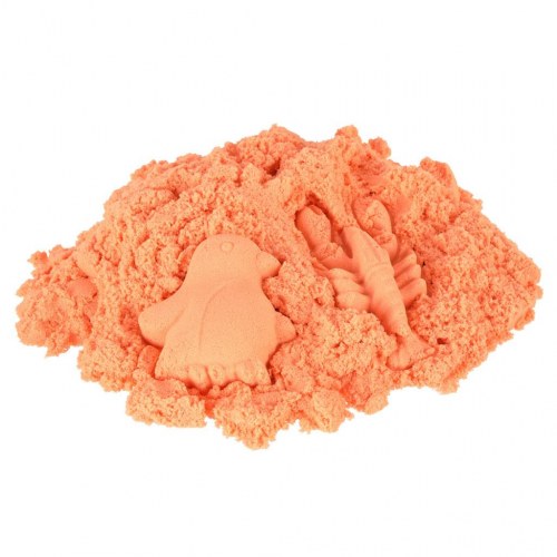 Magisk sand – 1 kg orange kinetisk sand i pose