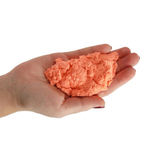 Magisk sand – 1 kg orange kinetisk sand i pose