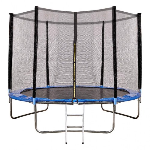 Trampolin med sikkerhedsnet 305 cm – til haven