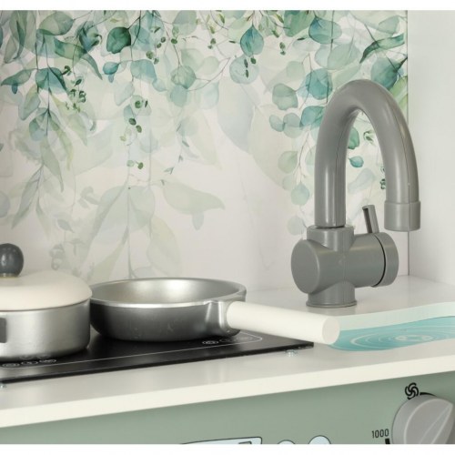 Legekøkken i træ LULILO Saliko med tilbehør og espressomaskine