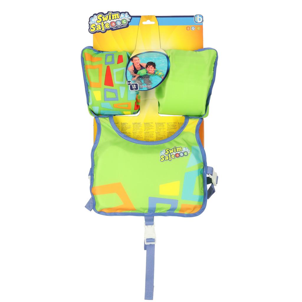 Svømmevest med ærmer grøn (36 år, 1930 kg)