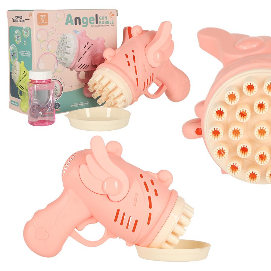 Sæbeboble pistol med vinger - pink