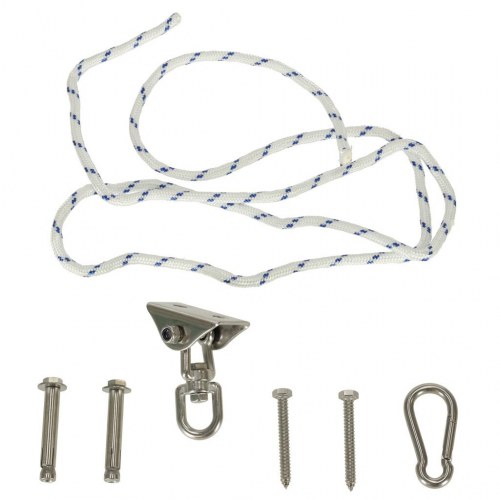 Hængekøje loftbeslag med drejeled – sving- og stolophæng