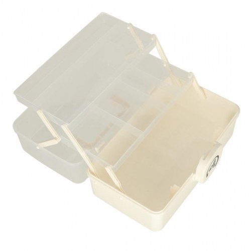 Medicinsk opbevaringsboks med låg – organiser til hjemmeapotek, 29 × 16 × 15 cm