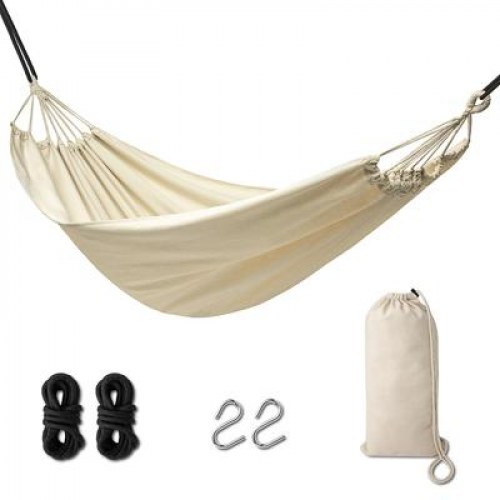 Hængekøje til have - boho, 200 cm, ecru