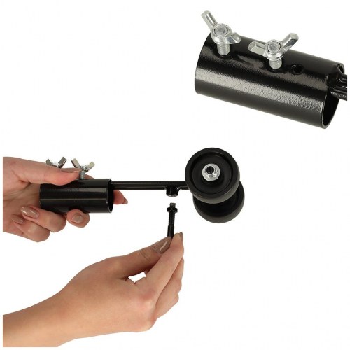 Ukrudtsfjerner til fliser og have – håndtag-monteret hjulskærer