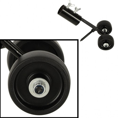 Ukrudtsfjerner til fliser og have – håndtag-monteret hjulskærer