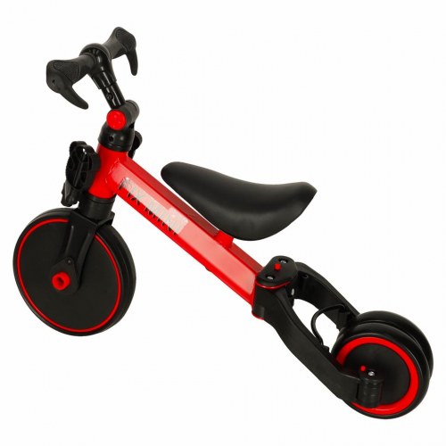 Løbecykel/tricycle 3-i-1 med pedaler – rød (Fix Mini)