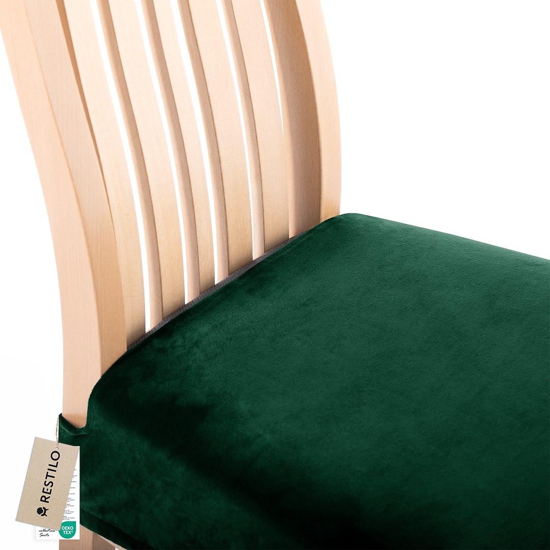Sofaovertræk RESTILO Sento - flaskegrøn, glat, klassisk