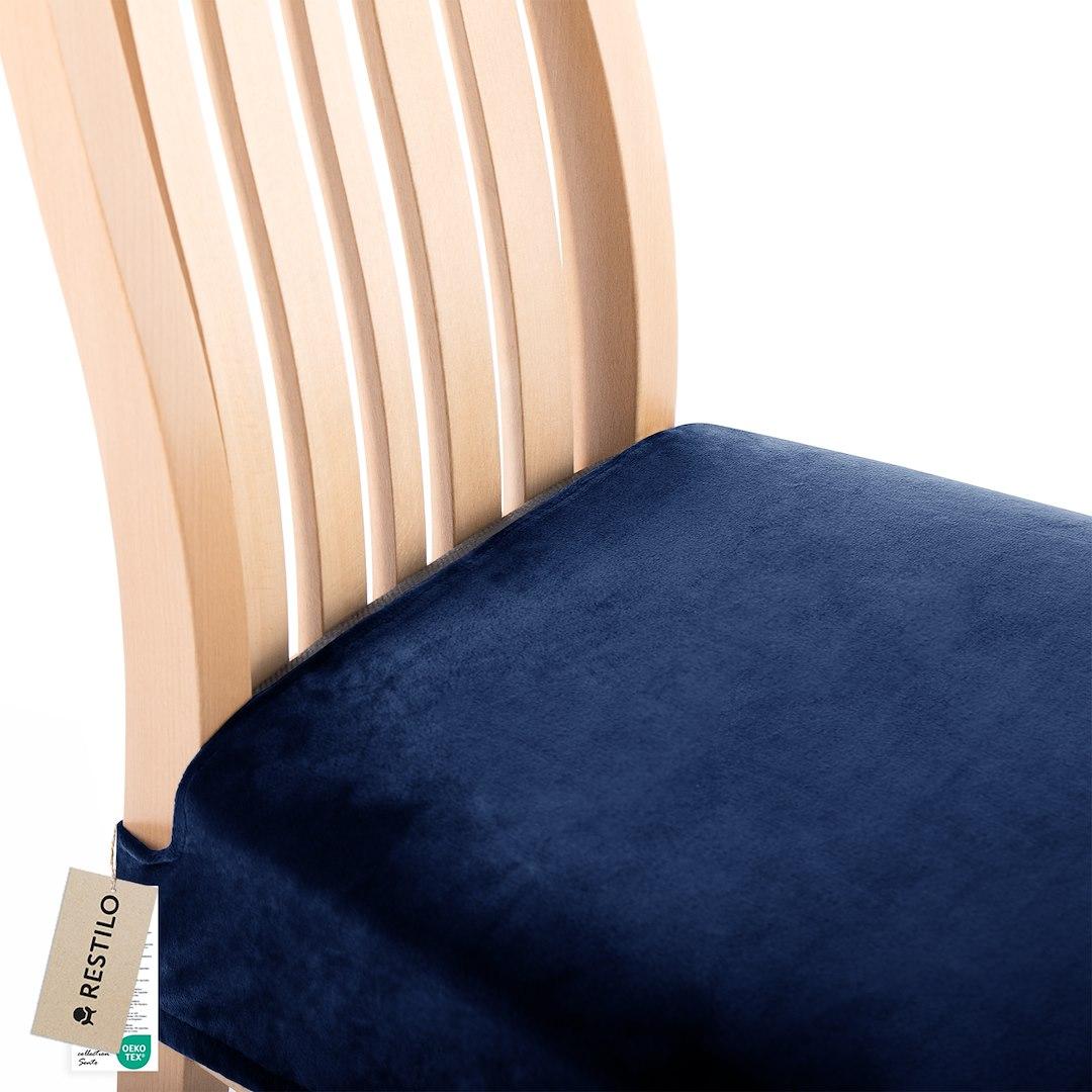 Sofabetræk RESTILO Sento - indigo, glat, klassisk
