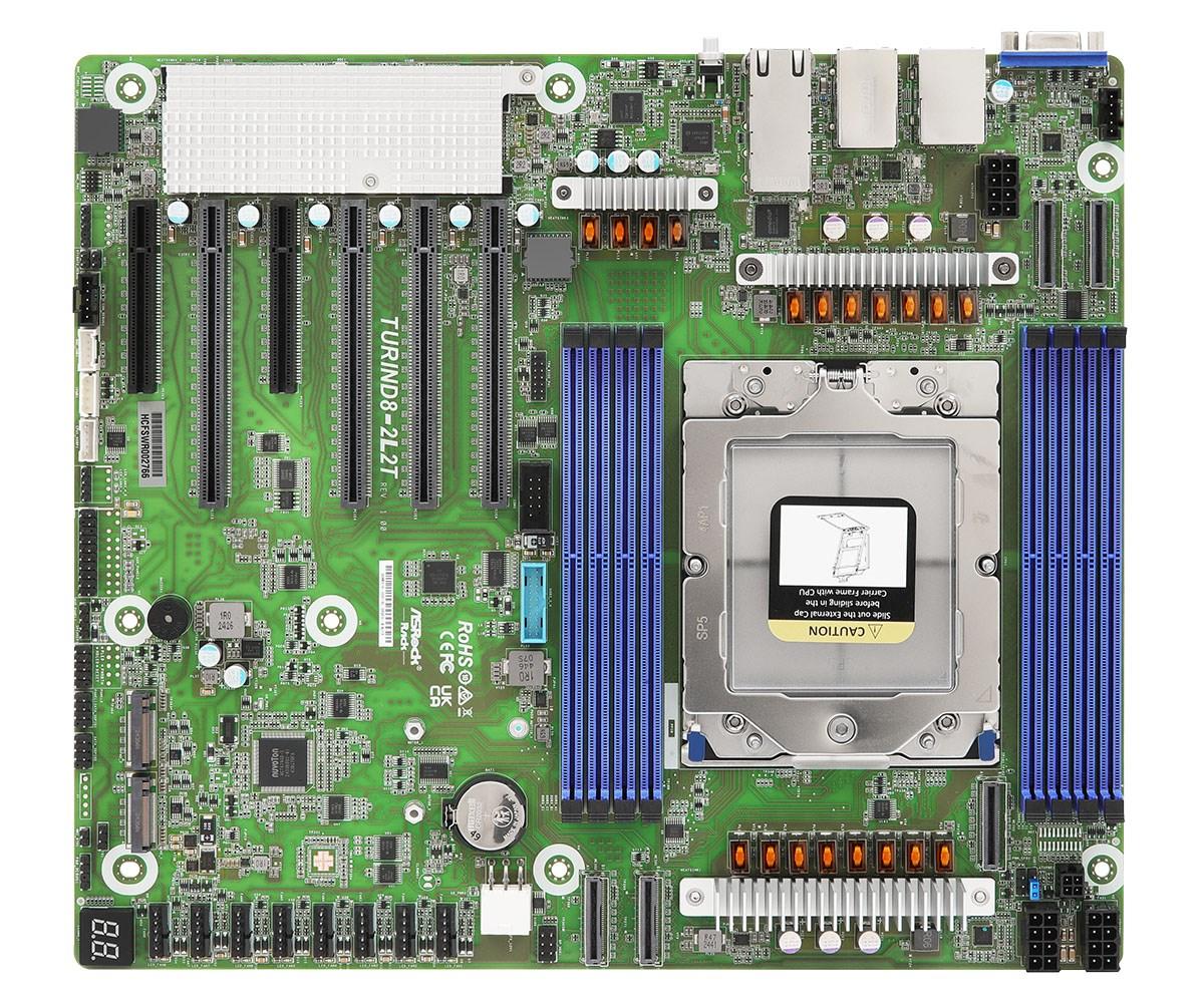 Bundkort Asrock TURIND8-2L2T - AMD Socket SP5, CEB billede