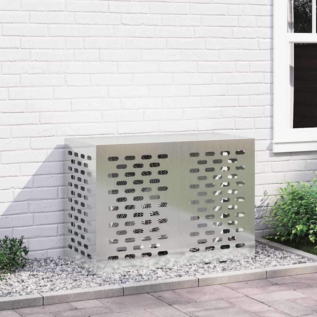 Air Conditioner Cover Sølv 100 x 50 x 70 cm Galvaniseret stål