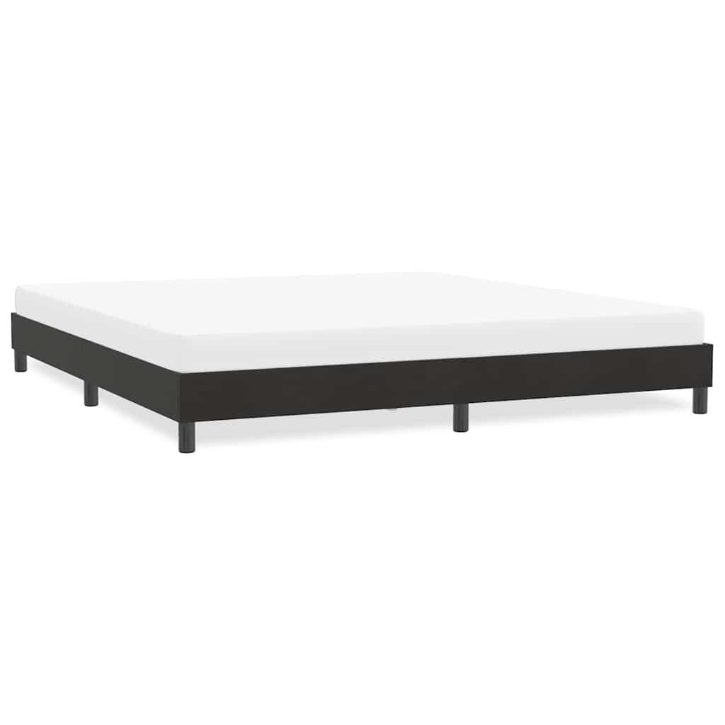 Sengeramme uden madras 180x220 cm fløjl sort