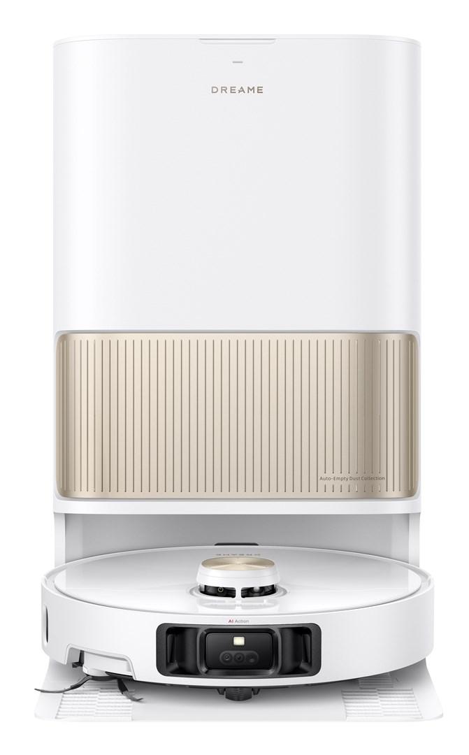 Robotstøvsuger med moppe Dreame L40s Pro Ultra hvid, selvtømmende støvpose