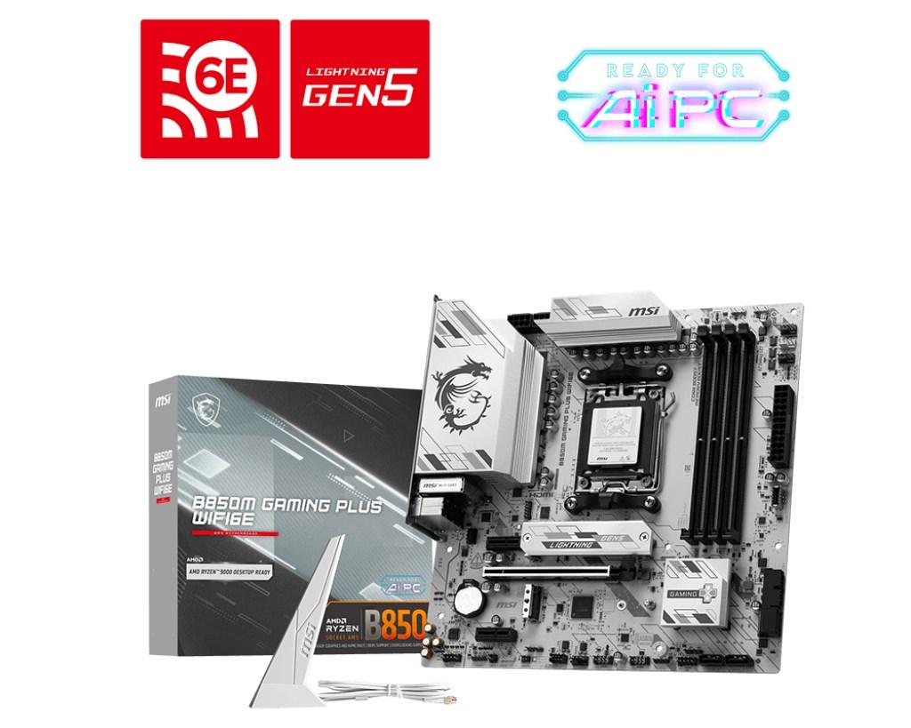 Bundkort MSI B850M Gaming Plus WiFi 6E - micro ATX, AM5 billede
