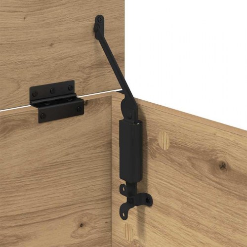 Sofabord Artisan Egetræ 91 x 55 x 32 cm Konstrueret træ