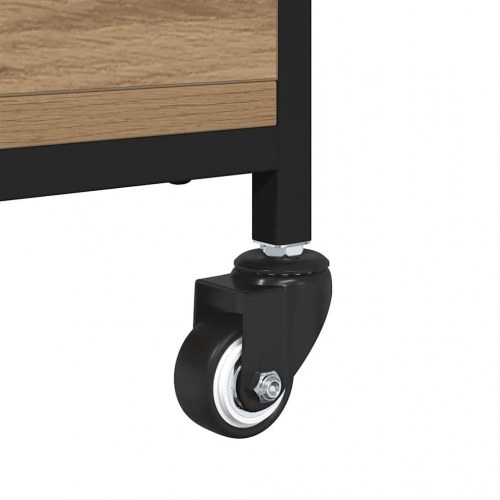 Sofabord Artisan Egetræ 91 x 55 x 32 cm Konstrueret træ