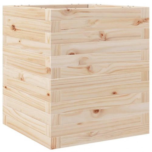 Plantekasse 40 x 40 x 46 cm i massivt fyrretræ