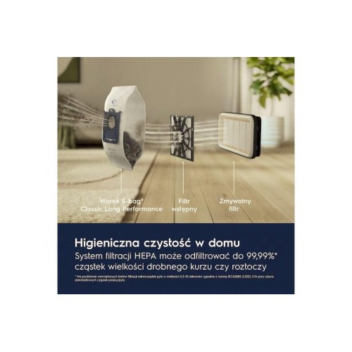 Støvsuger med pose Electrolux EB31C1DB - 750 W, teleskoprør, 3 l