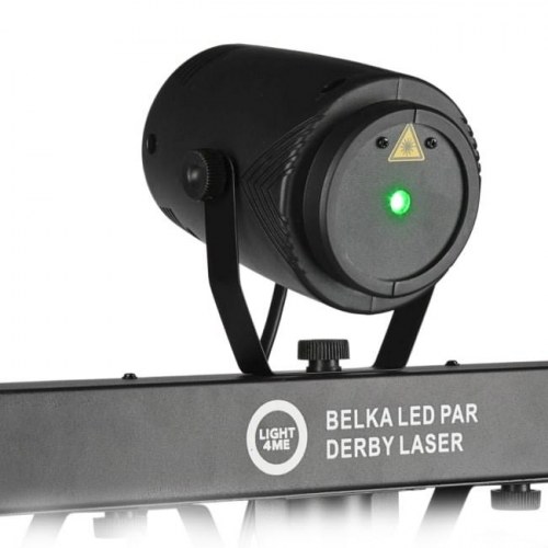 Studielys sæt Light4Me Belka LED Par Derby Laser