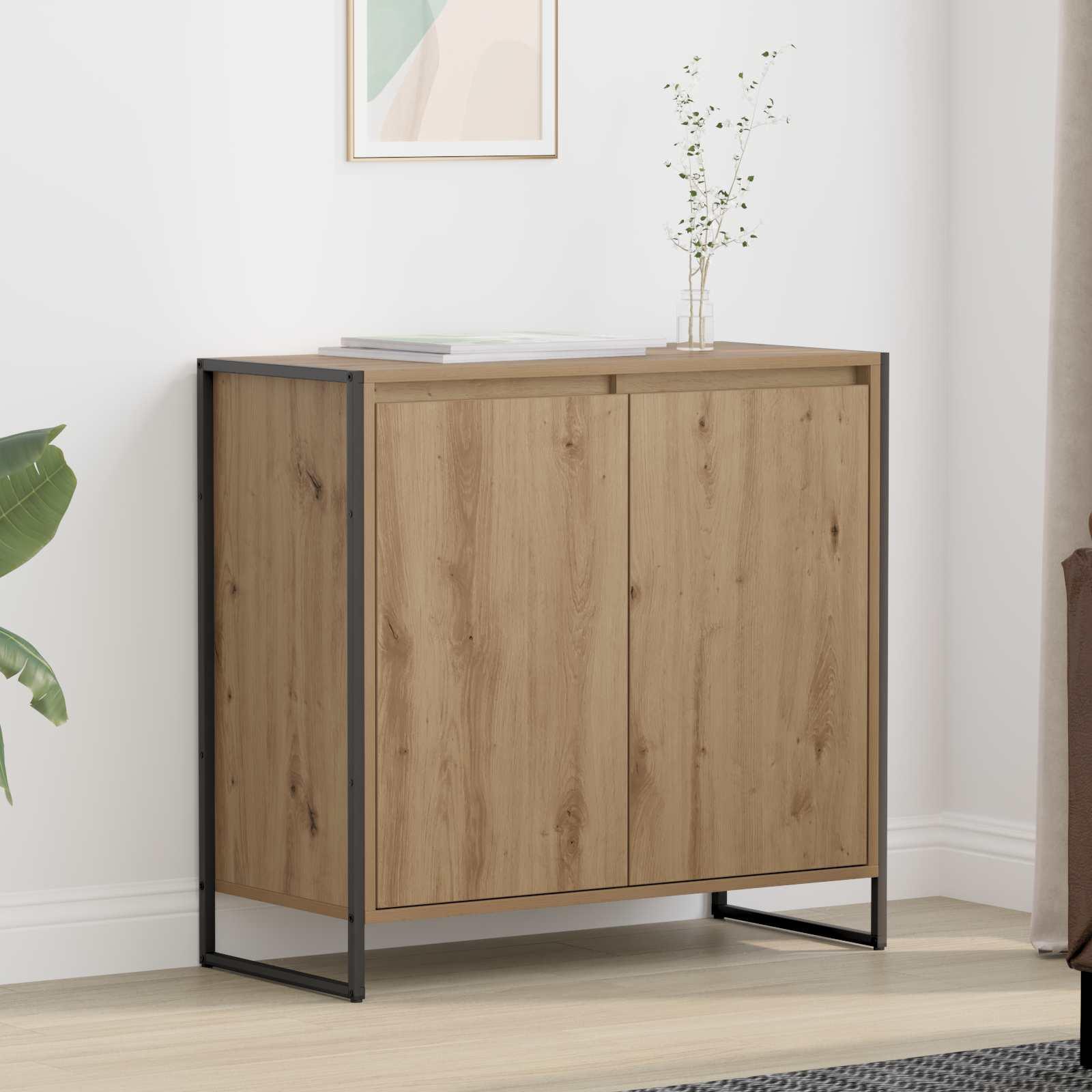 Sideskab Artisan eg 79 x 36 x 75 cm Konstrueret træ
