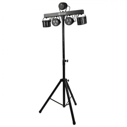 Studielys sæt Light4Me Belka LED Par Derby Laser