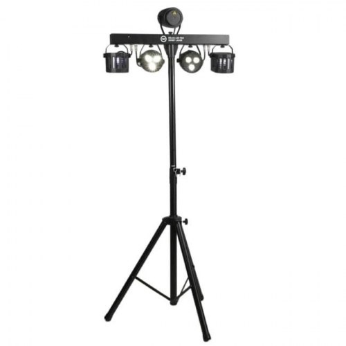 Studielys sæt Light4Me Belka LED Par Derby Laser