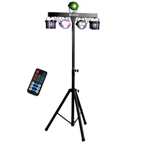 Studielys sæt Light4Me Belka LED Par Derby Laser