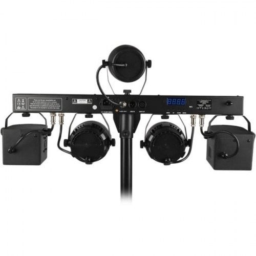 Studielys sæt Light4Me Belka LED Par Derby Laser