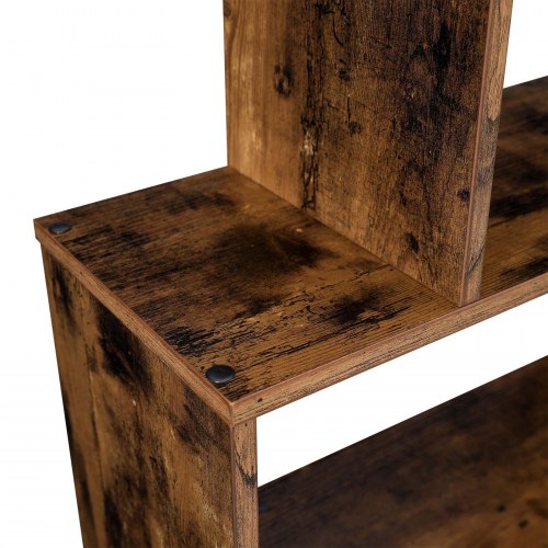 Bogreol 6 hylder – SONGMICS VASAGLE, fritstående kubereol, rumdeler, rustik brun