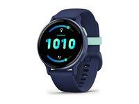 Smartwatch Garmin vívoactive 5 42 mm marineblå silikonerem