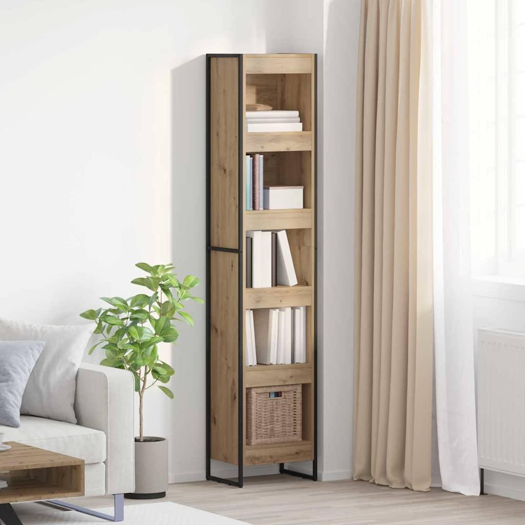 Bogskab Artisan eg 40 x 30 x 189,5 cm Konstrueret træ