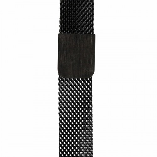 Smartwatch rem Contact til Xiaomi Mi Band 5/6 - sort rustfrit stål