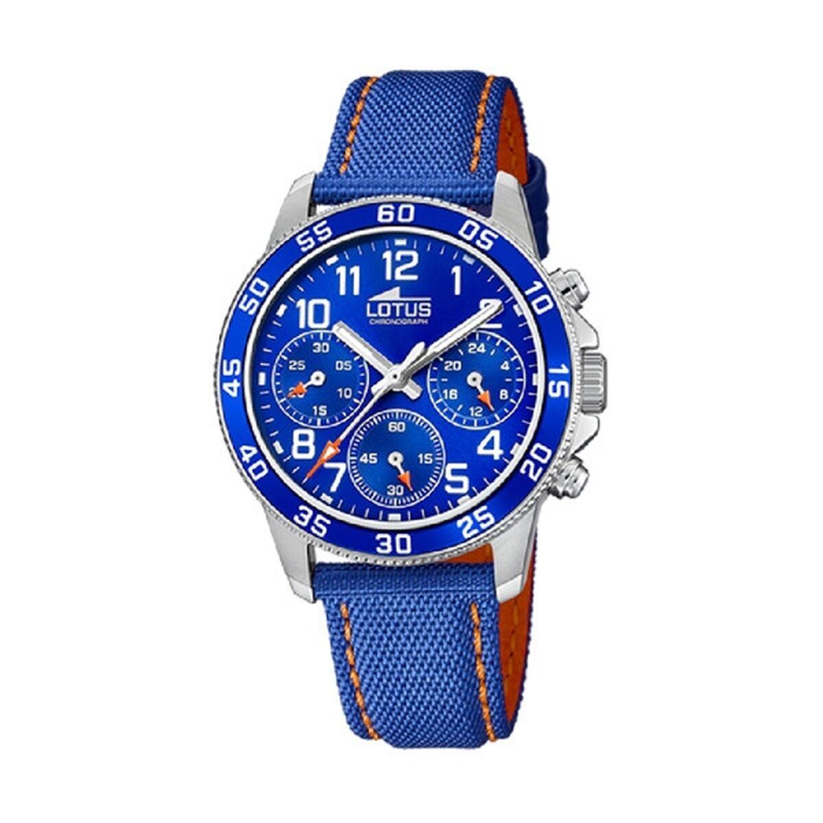 Herreur Lotus 18581/6 - blå kvarts armbåndsur til mænd