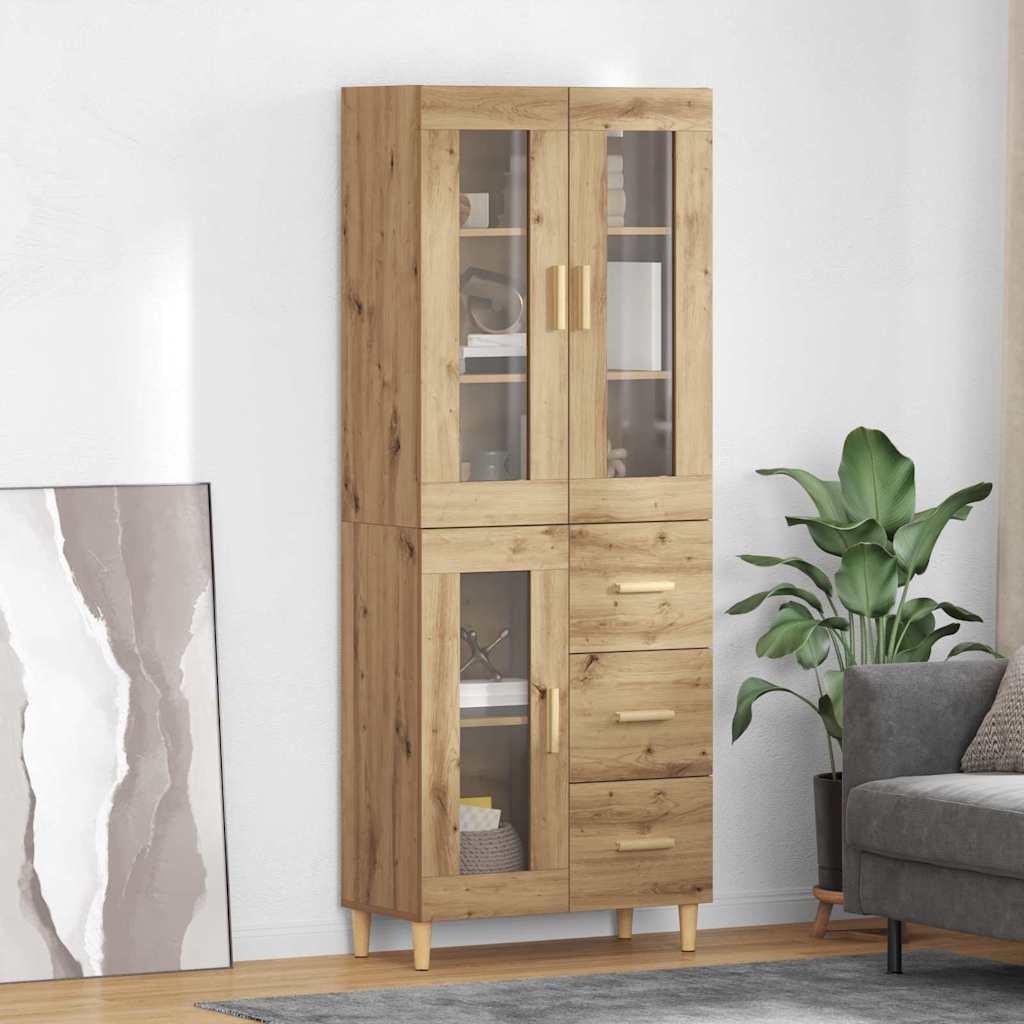 Highboard Artisan EgetrÃ¦ 69,5 x 34 x 180 cm Konstrueret trÃ¦