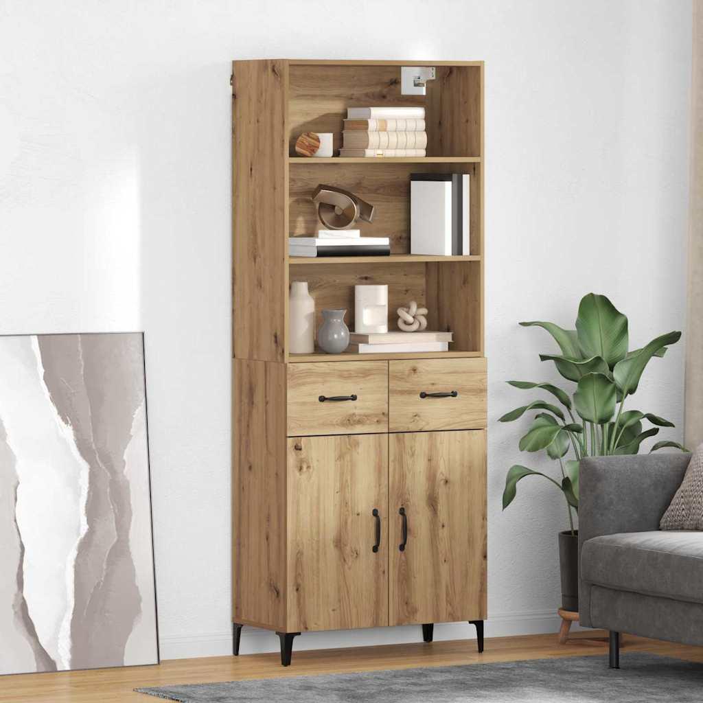 Highboard Artisan EgetrÃ¦ 69,5 x 34 x 180 cm Konstrueret trÃ¦