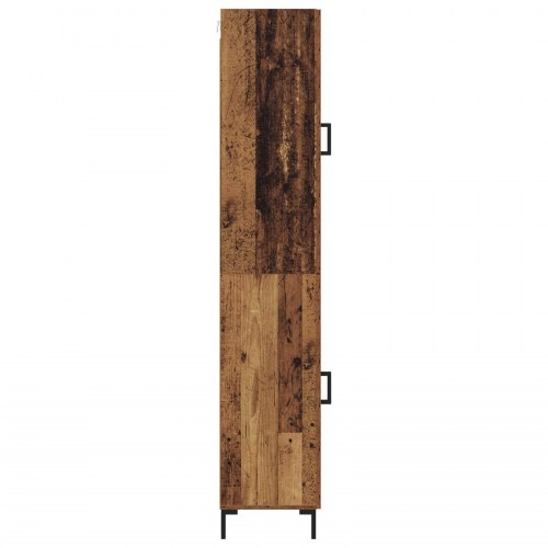 Højskab - Gammelt træ 34,5 x 34 x 180 cm