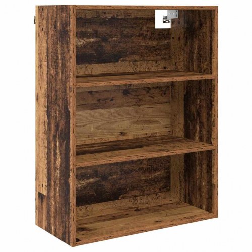 Highboard i gammelt træ med 2 døre