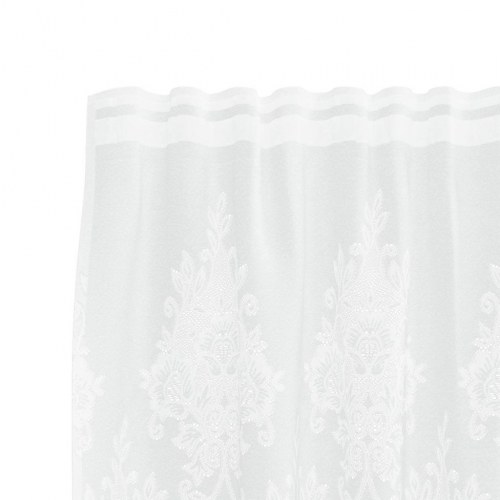 Lace Gardin med gardiner Hvid 200 x 120 cm Polyester