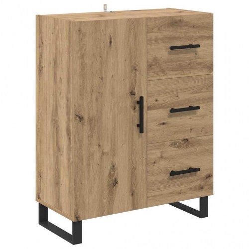 Højskænk Artisan Egetræ 69,5 x 34 x 180 cm