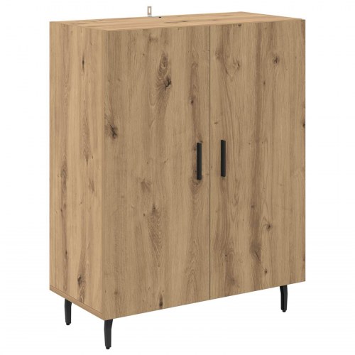 Highboard i artisan egetræ - 69,5 x 32,5 x 180 cm