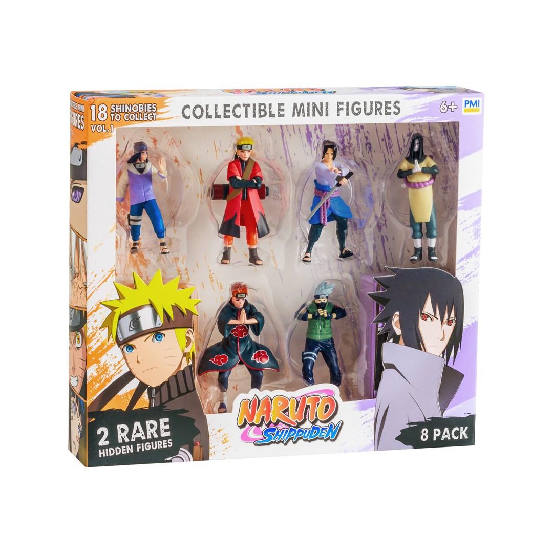 Figurer - Naruto Shippuden samlesæt 8-pack Deluxe udgave Ver. B - P.M.I. Kids World
