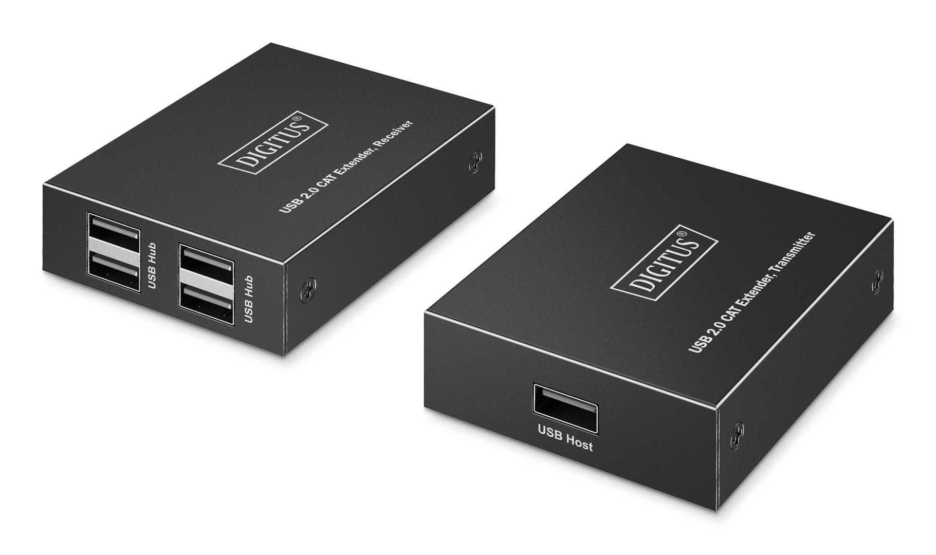 Digitus Da-73120 Konsoludbygning Konsol Sender & Modtager 1000 Mbit/s