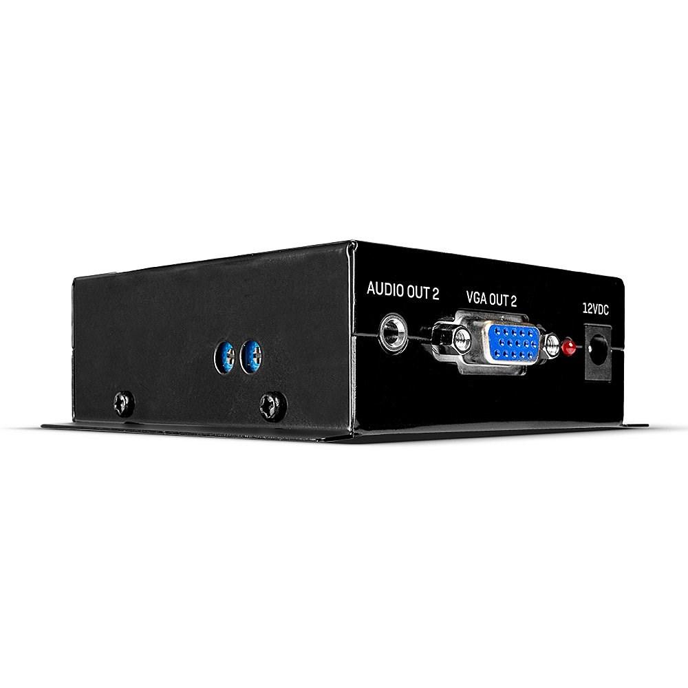 VGA extender 300 m Cat.6 modtager - LINDY