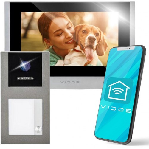 Dørtelefon med video IP – VIDOS Z02 sæt