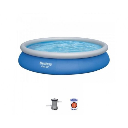 Havepool sæt Bestway Fast Set 4,57 × 0,84 m