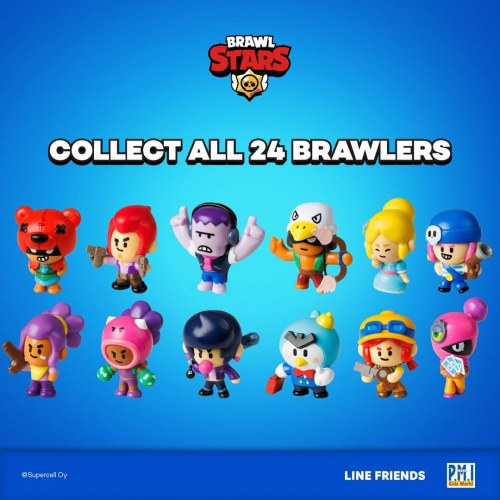 Samlefigurer Brawl Stars – 8-pack Deluxe Box ver. C