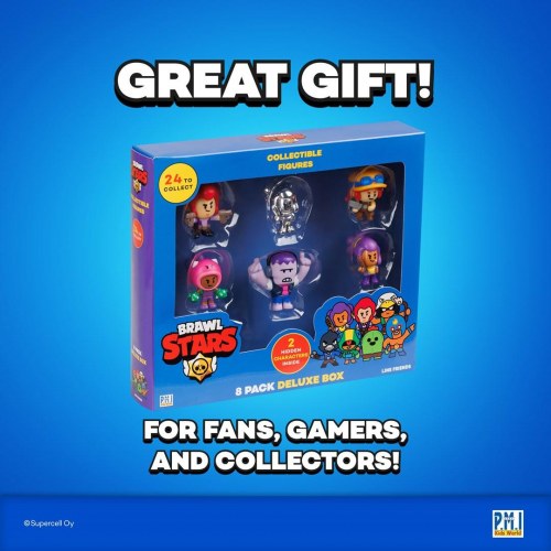 Samlefigurer Brawl Stars – 8-pack Deluxe Box ver. C