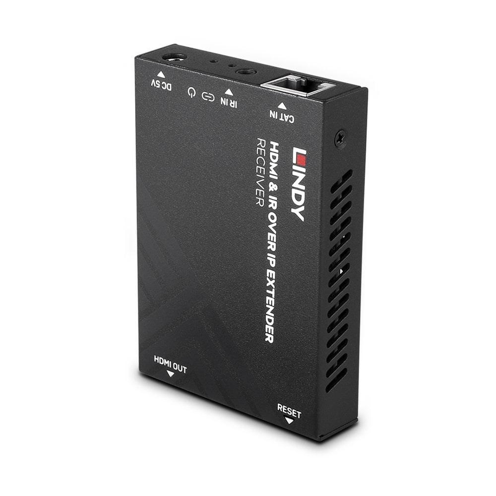 HDMI extender over IP med IR - LINDY modtager billede