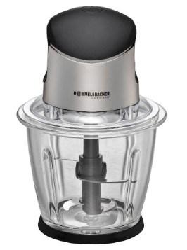 Minihakker - ROMMELSBACHER MZ 500, 1,5 l skål, 500 W, sort/rustfrit stål billede